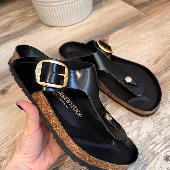 COPY - Birkenstock Gizeh Big Buckle Slides Sandal - Picture 1 of 4